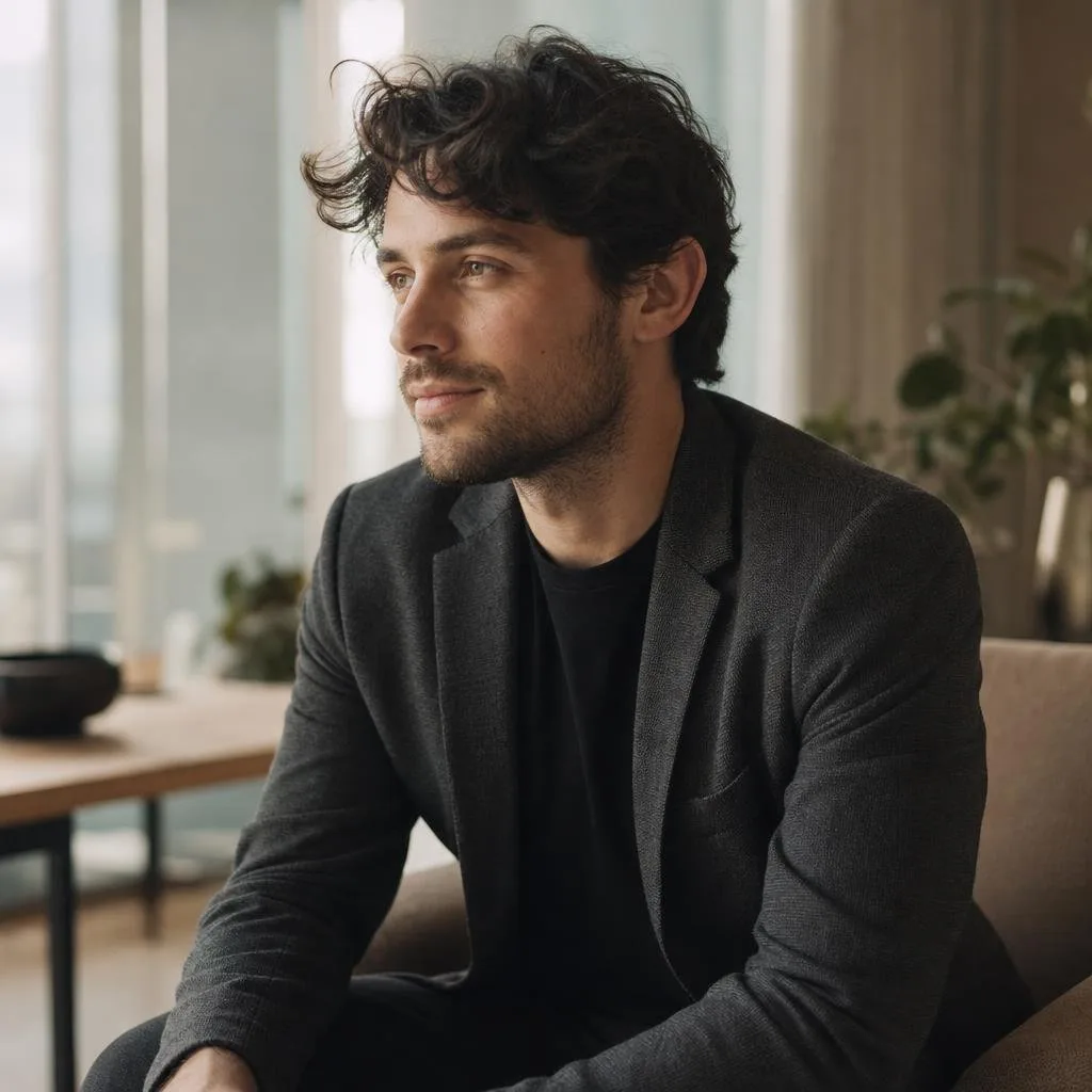 A relaxed professional portrait in natural light